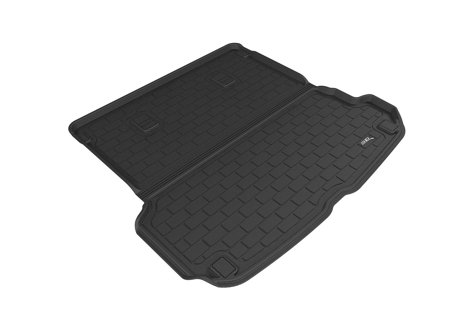 3D MAXpider - Custom Fit All-Weather Cargo Liner for Select Audi Q7 Models - Kagu Rubber (Black)