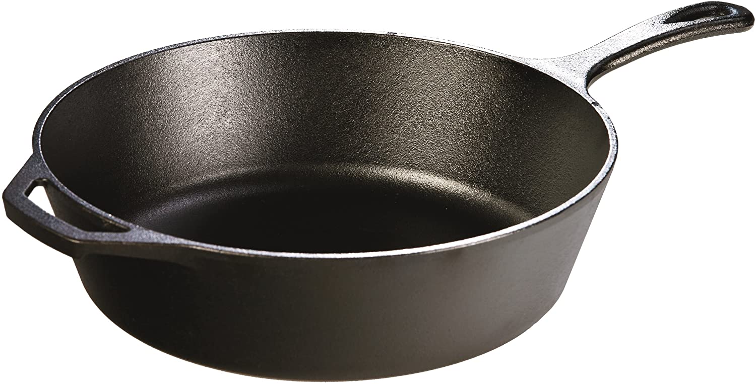 Lodge - 12 Inch / 5 Quart Cast Iron Deep Skillet