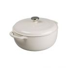 Lodge - 7.5 Quart Oyster Enameled Cast Iron Dutch Oven