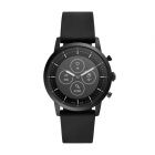 Fossil Men's Hybrid Smartwatch HR Collider Black Silicone