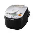 Zojirushi Micom 3 Cup Rice Cooker & Warmer -Silver Black