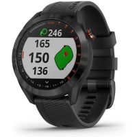 Garmin - Approach S40 Stylish Lightweight GPS Golf Smartwatch, Black