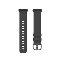 Fitbit - Charge 5 & 6 Premium Horween Leather Accessory Band, Black, Small