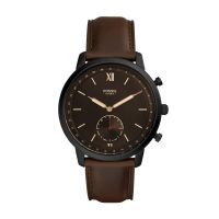 Fossil Men's Hybrid Smartwatch Neutra Whiskey Leather