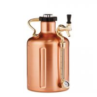 Growlerwerks - uKeg 128 Pressurized Growler for Craft Beer, Copper Plated